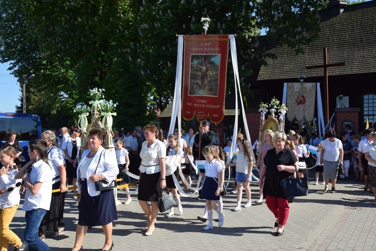 Powitanie ikony MB Częstochowskiej w Oszkowicach