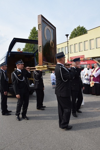 Powianie ikony MB Częstochowskiej w Starym Waliszewie