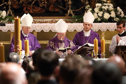 Pożegnanie Zbigniewa Wodeckiego w bazylice Mariackiej