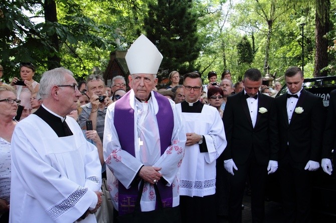 Pożegnanie Zbigniewa Wodeckiego na cmentarzu Rakowickim