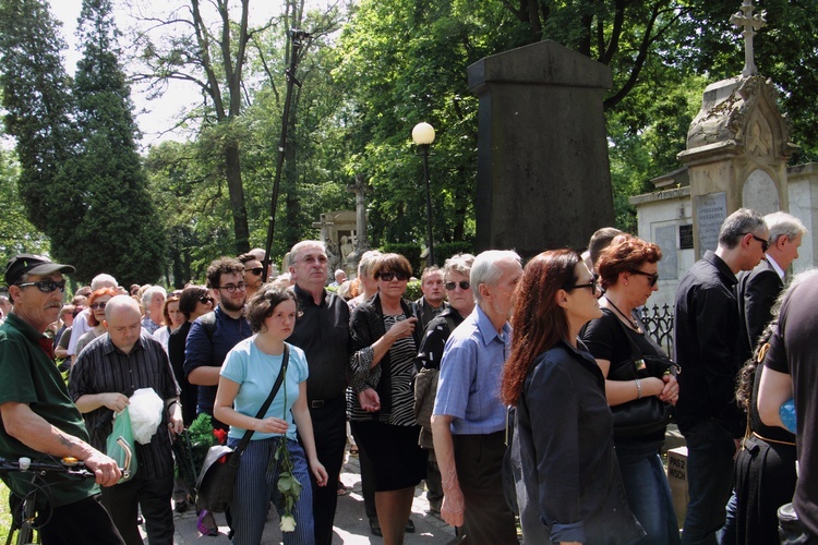 Pożegnanie Zbigniewa Wodeckiego na cmentarzu Rakowickim