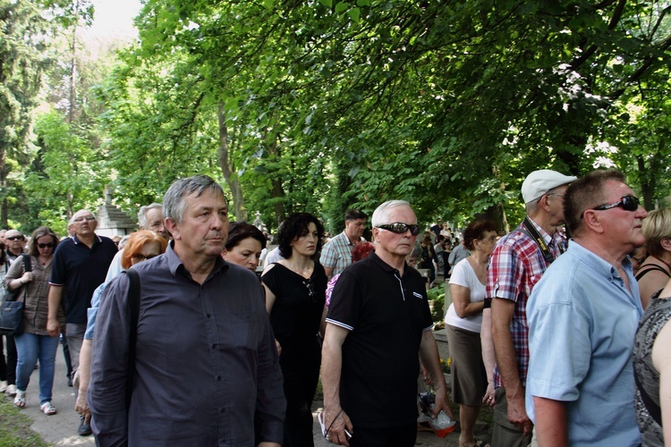 Pożegnanie Zbigniewa Wodeckiego na cmentarzu Rakowickim