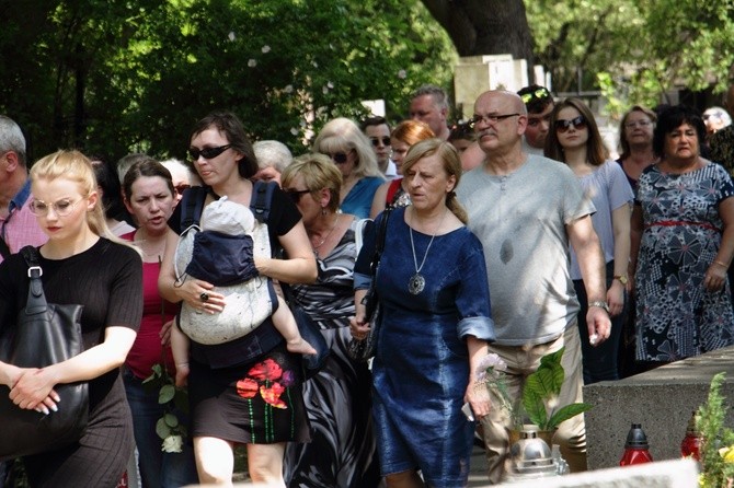 Pożegnanie Zbigniewa Wodeckiego na cmentarzu Rakowickim