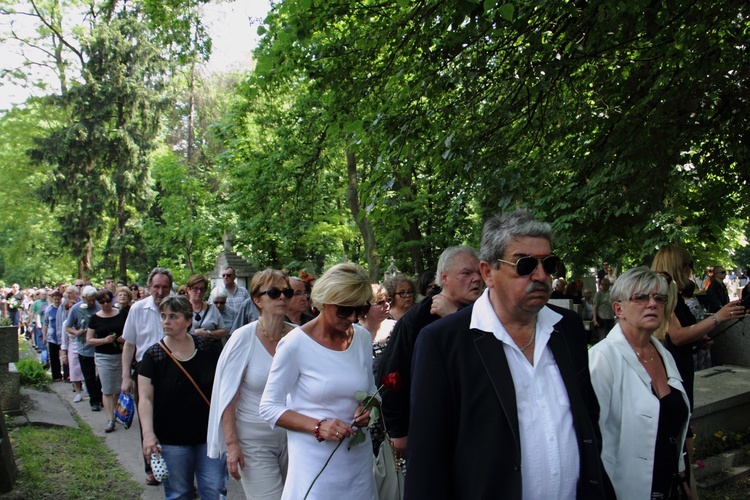 Pożegnanie Zbigniewa Wodeckiego na cmentarzu Rakowickim