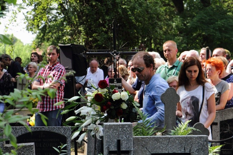 Pożegnanie Zbigniewa Wodeckiego na cmentarzu Rakowickim