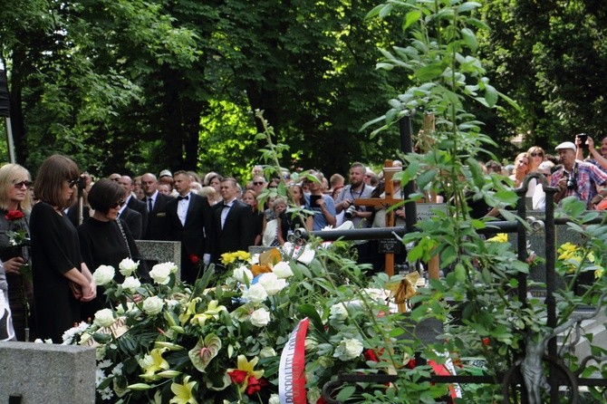 Pożegnanie Zbigniewa Wodeckiego na cmentarzu Rakowickim