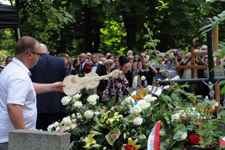 Pożegnanie Zbigniewa Wodeckiego na cmentarzu Rakowickim