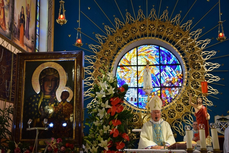 Powitanie ikony MB Częstochowskiej w Mąkolicach