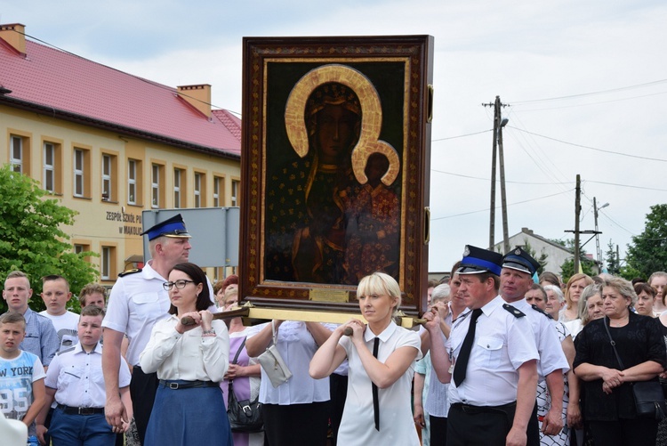 Powitanie ikony MB Częstochowskiej w Mąkolicach