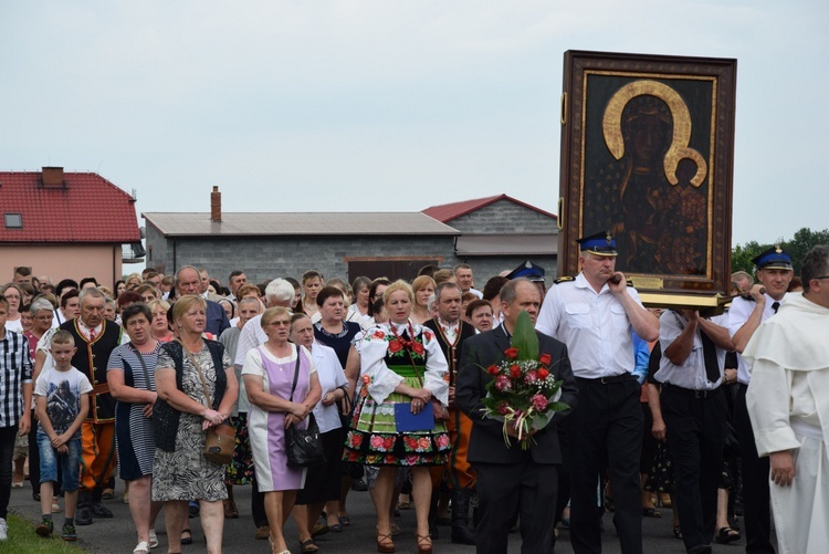 Powitanie ikony MB Częstochowskiej w Mąkolicach