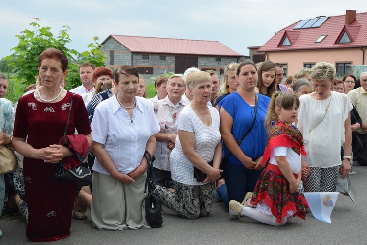 Powitanie ikony MB Częstochowskiej w Mąkolicach