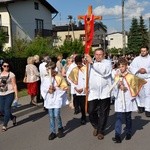 Powitanie ikony MB Częstochowskiej w parafii św. Maksymiliana w Głownie