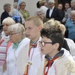 Powitanie ikony MB Częstochowskiej w parafii św. Jakuba w Głownie