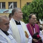 Powitanie ikony MB Częstochowskiej w parafii św. Jakuba w Głownie