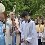 Powitanie ikony MB Częstochowskiej w parafii św. Jakuba w Głownie