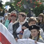 Powitanie ikony MB Częstochowskiej w parafii św. Jakuba w Głownie