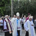 Powitanie ikony MB Częstochowskiej w parafii św. Jakuba w Głownie