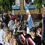 Powitanie ikony MB Częstochowskiej w parafii św. Jakuba w Głownie