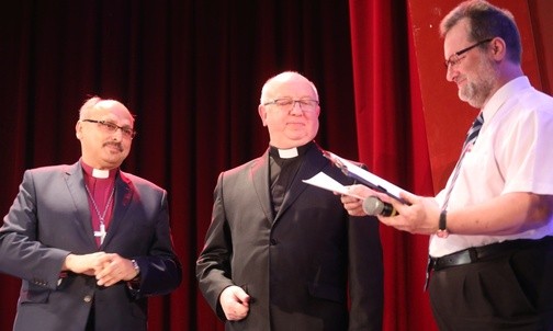 Bp Adrian Korczago złożył inicjatorom konkursu "Jonasz" gratulacje i podziękowania
