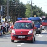 Powitanie ikony MB Częstochowskiej w parafii św. Barbary w Głownie