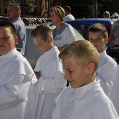 Powitanie ikony MB Częstochowskiej w Dmosinie