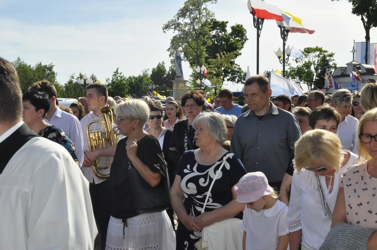 Powitanie ikony MB Częstochowskiej w Dmosinie