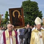 Powitanie ikony MB Częstochowskiej w Dmosinie