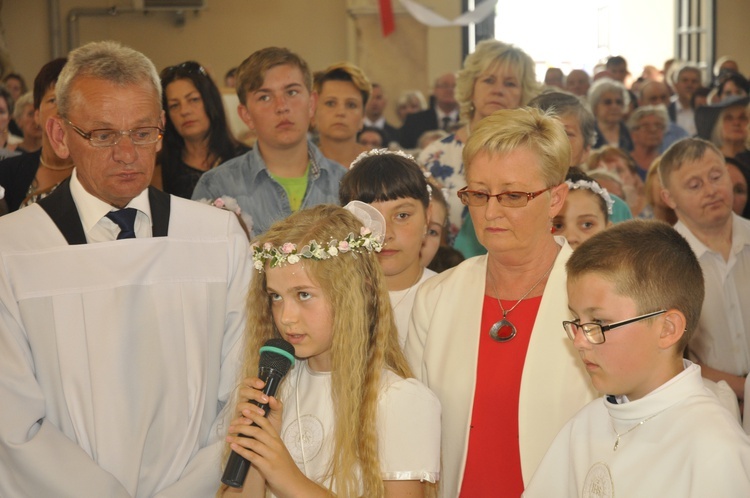 Powitanie ikony MB Częstochowskiej w Dmosinie