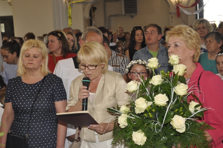 Powitanie ikony MB Częstochowskiej w Dmosinie