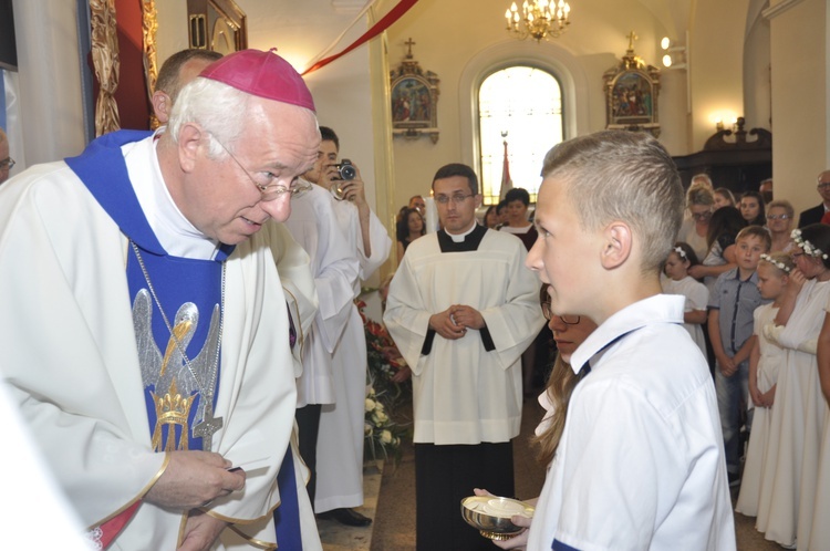 Powitanie ikony MB Częstochowskiej w Dmosinie