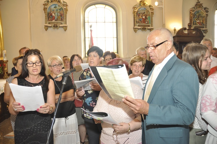 Powitanie ikony MB Częstochowskiej w Dmosinie