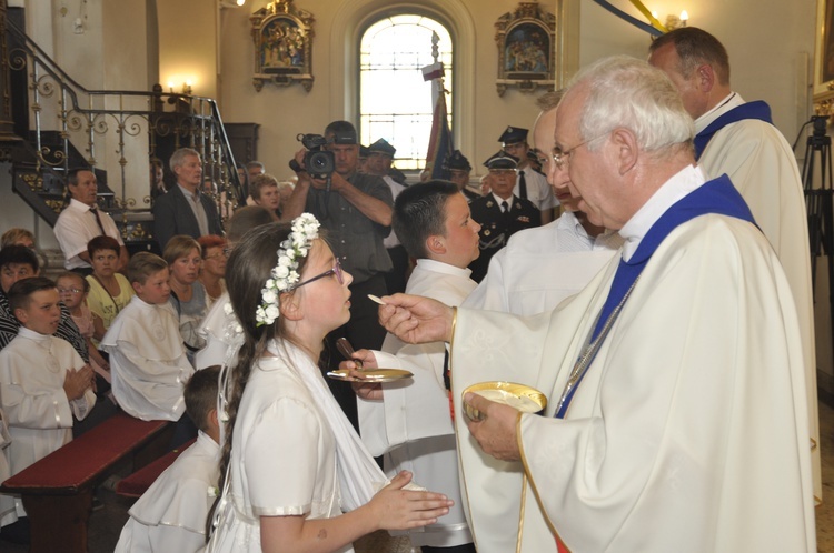 Powitanie ikony MB Częstochowskiej w Dmosinie