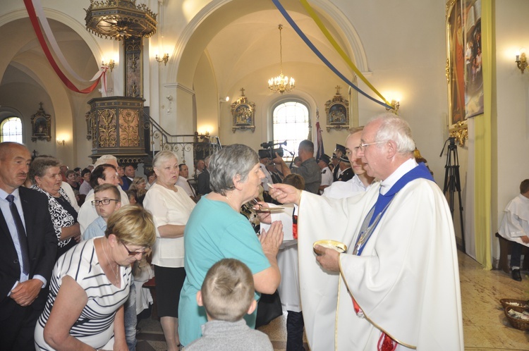 Powitanie ikony MB Częstochowskiej w Dmosinie