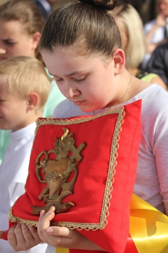 Powitanie ikony MB Częstochowskiej w Dmosinie