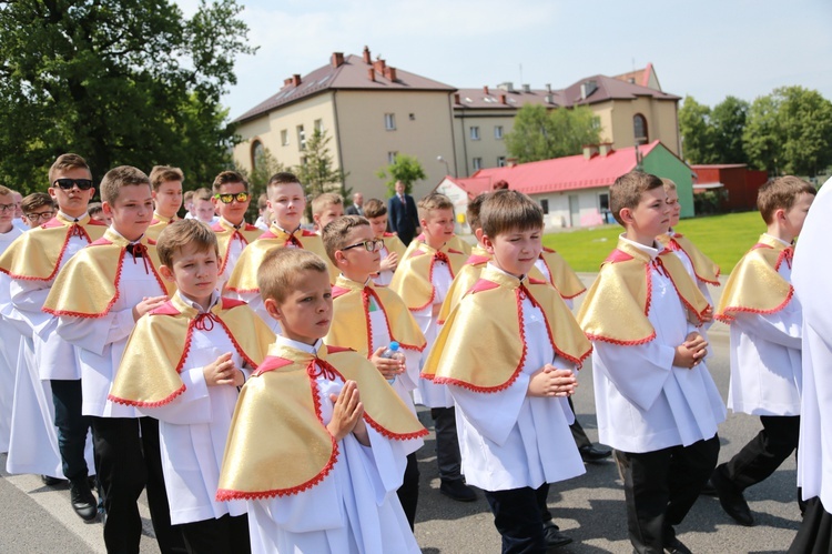 Procesja do ołtarza - Msza św. koronacyjna