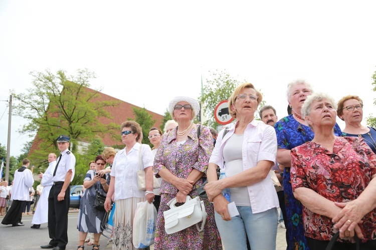 Zakończenie Mszy św. i procesja do sanktuarium