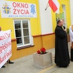 Poświęcenie "Okna życia" 