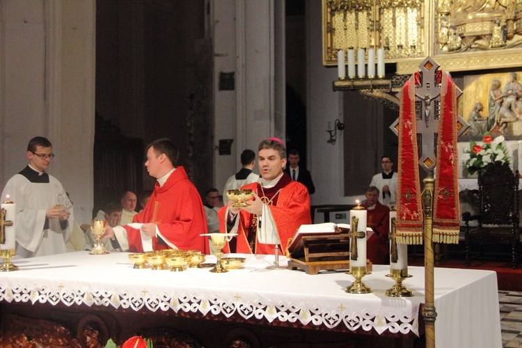 Eucharystia w noc Zesłania Ducha Świętego