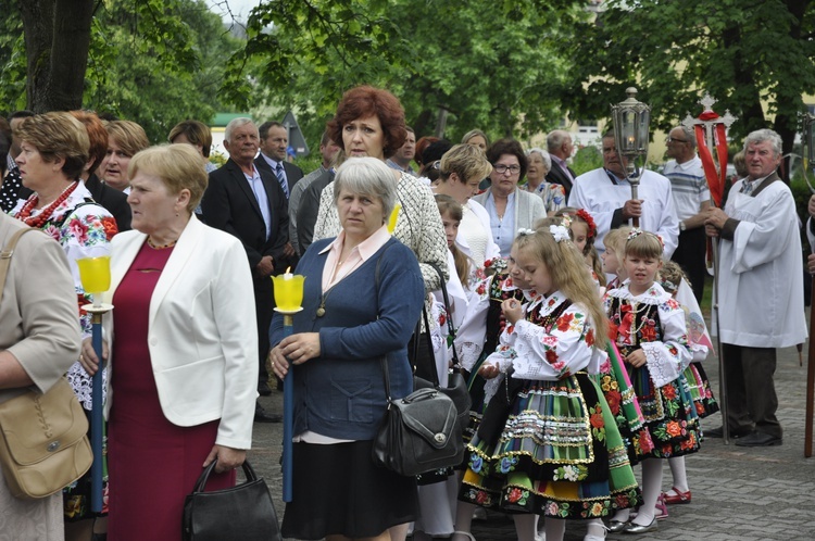 Powitanie ikony MB Częstochowskiej w Domaniewicach