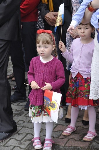 Powitanie ikony MB Częstochowskiej w Domaniewicach