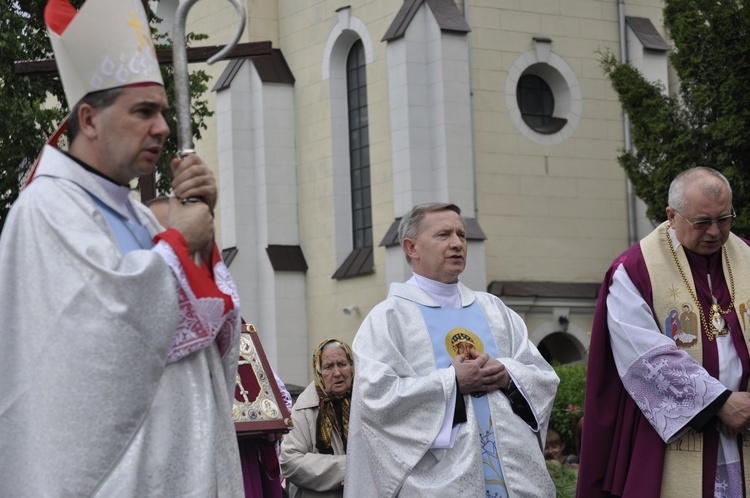 Powitanie ikony MB Częstochowskiej w Domaniewicach