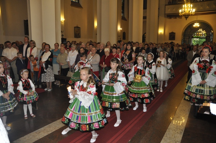 Powitanie ikony MB Częstochowskiej w Domaniewicach