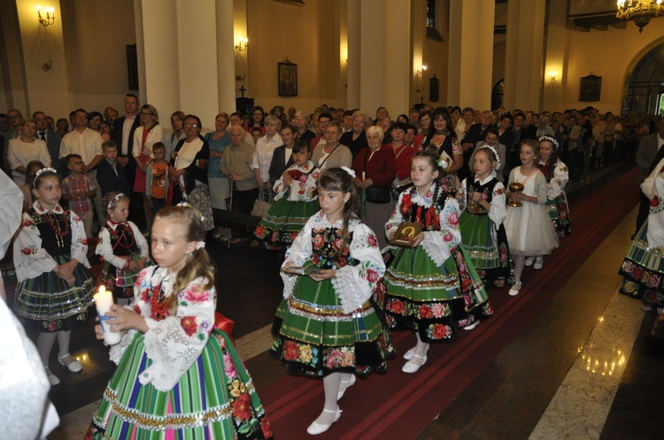 Powitanie ikony MB Częstochowskiej w Domaniewicach