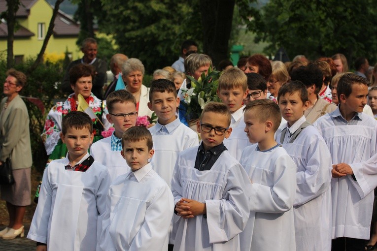 Powitanie ikony MB Częstochowskiej w Domaniewicach