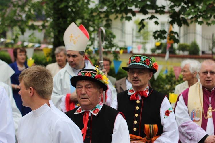 Powitanie ikony MB Częstochowskiej w Domaniewicach