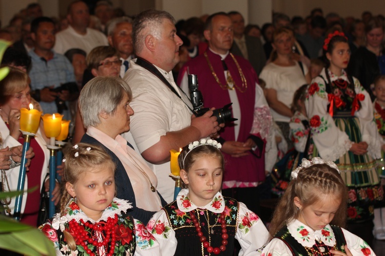 Powitanie ikony MB Częstochowskiej w Domaniewicach