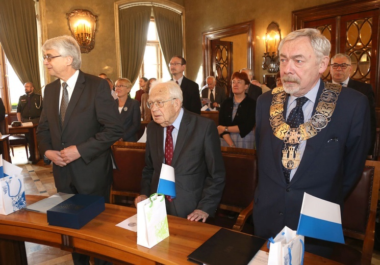 Medal "Cracoviae Merenti" dla Towarzystwa Miłośników Historii i Zabytków Krakowa