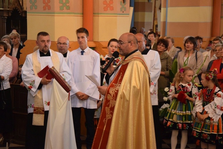 Powitanie ikony MB Częstochowskiej z Złakowie Kościelnym