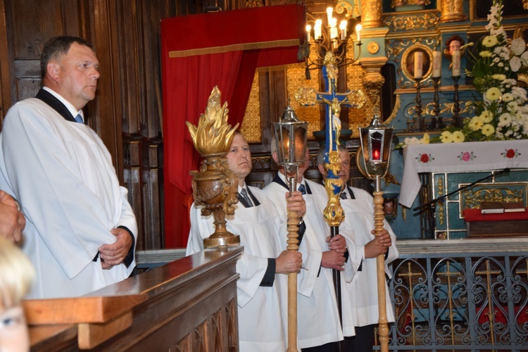 Powitanie ikony MB Częstochowskiej z Złakowie Kościelnym