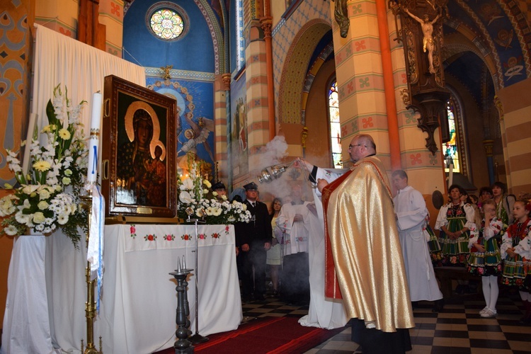 Powitanie ikony MB Częstochowskiej z Złakowie Kościelnym